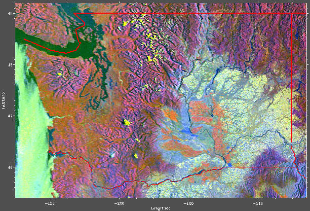 maps of washington state. Washington State Vegetation